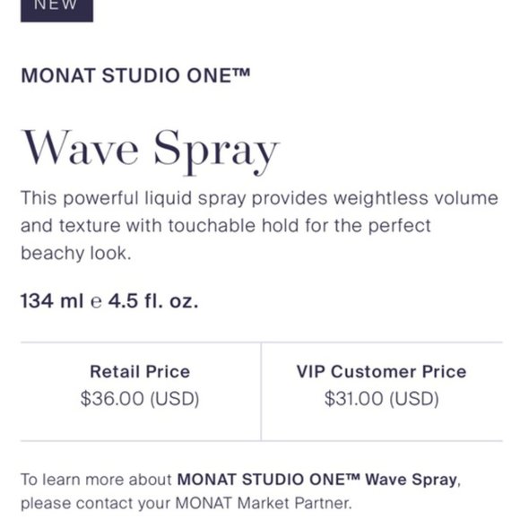 💜 Monat Wave Spray 💜 - Picture 3 of 6